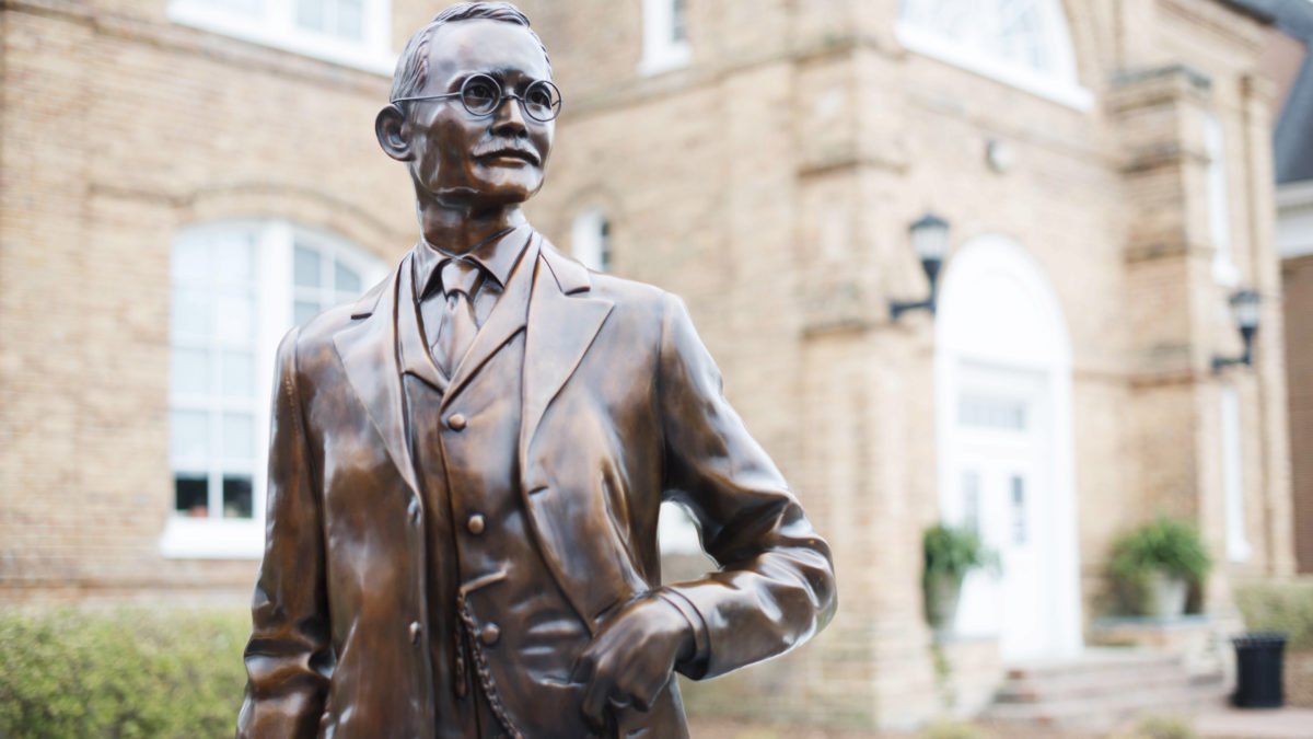 image of j.a. campbell statue