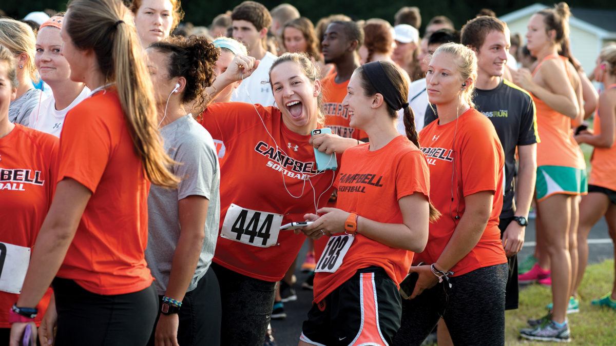 students ready for 5k