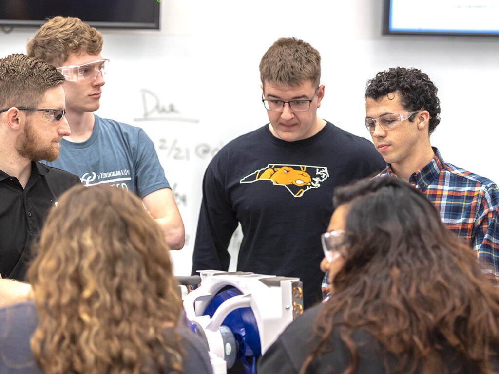 image of engineering students