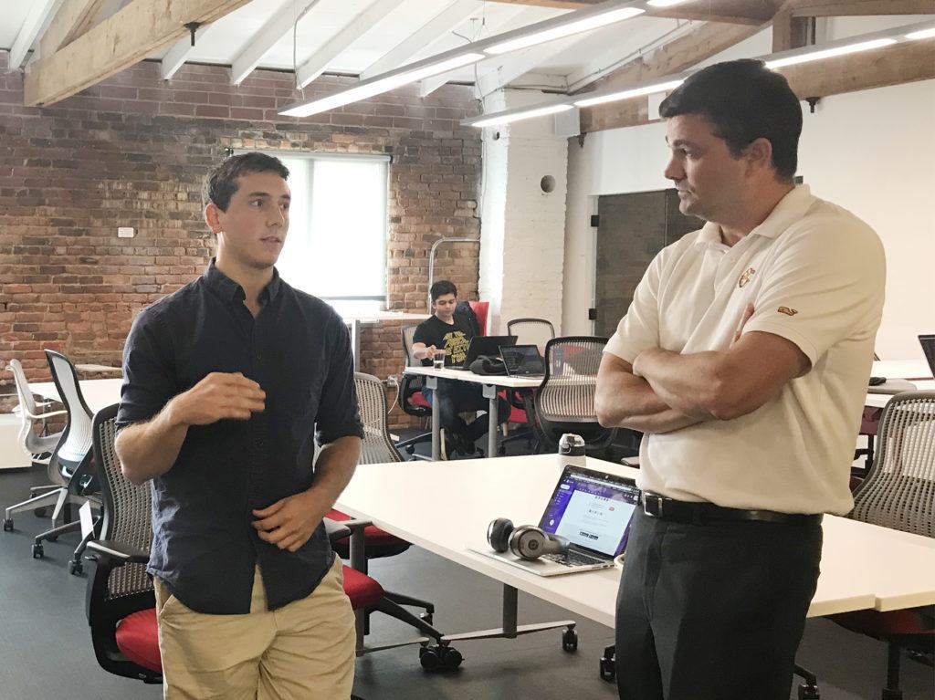 image of student at Raleigh Founded