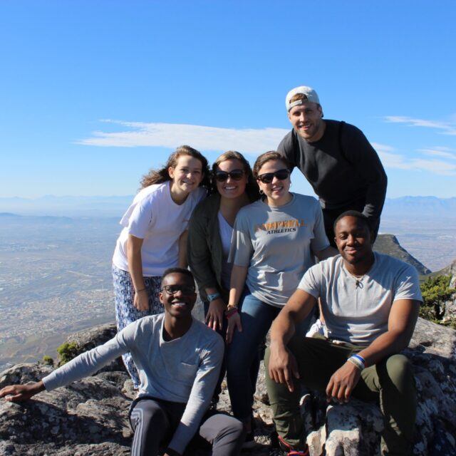 students on a mission trip