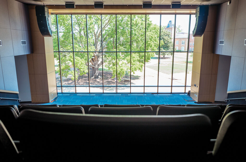 image of movie theater rendering with screen up